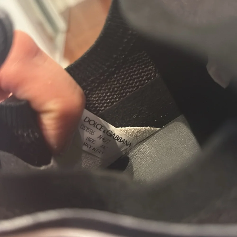 Dolce & Gabbana Sorrento Stretch Mesh Sneakers With Logo - Picture 13 of 13